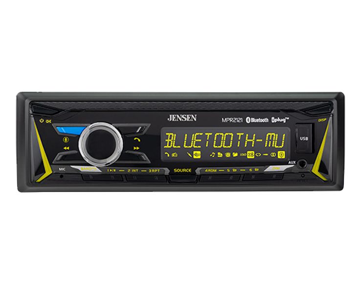 Jensen MPR2121 Mechless Receiver with Bluetooth and RGB Custom Colors – MPR2121