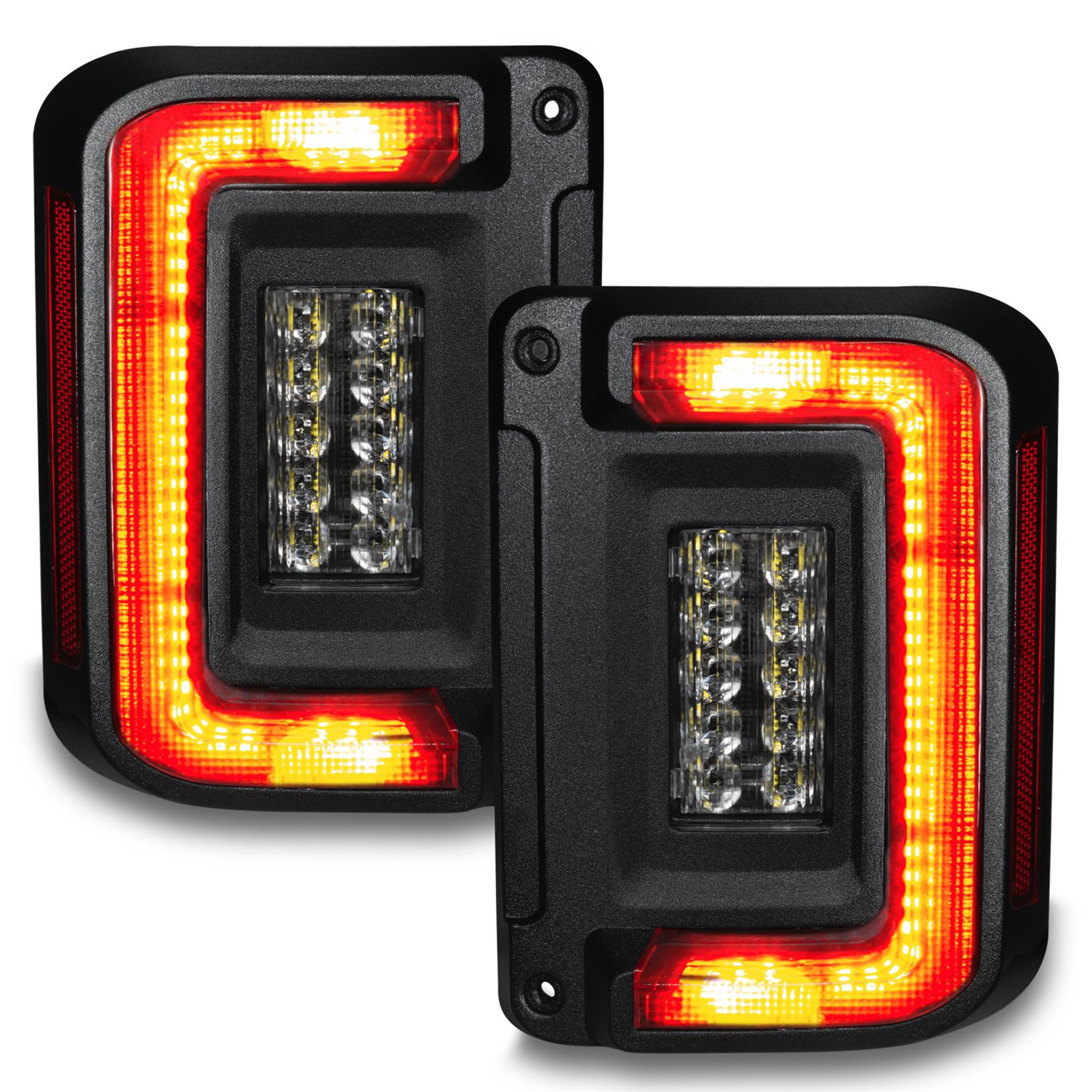 Oracle Lighting 5891-504 Flush-Mount LED Taillights 5891-504 Flush Mount LED Tail Lights for Jeep Wrangler JK