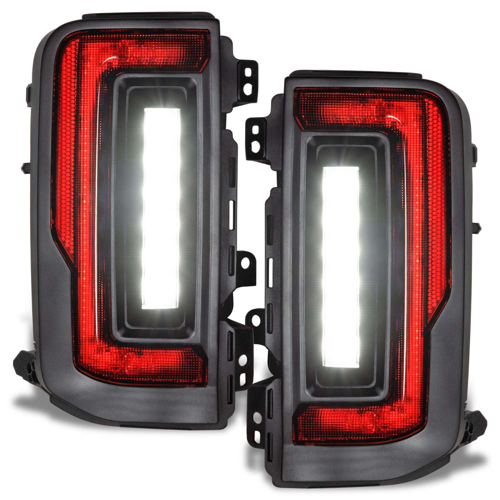 Oracle Lighting 5892-504 Flush-Mount LED Taillights 5892-504 Taillight Assembly, Flush-Mount, LED, Red/Clear, Ford, Pair