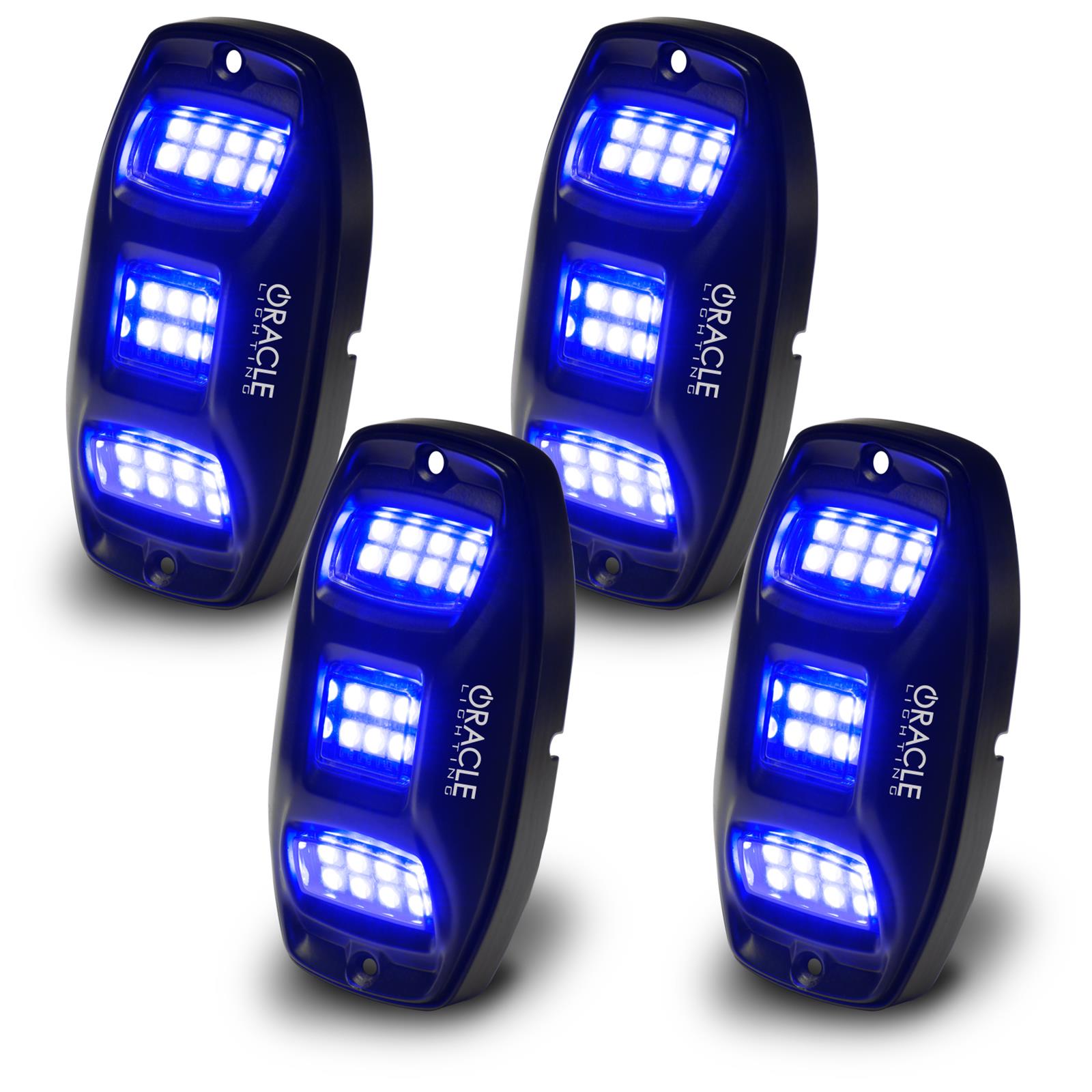 Oracle Lighting 5895-339 LED Accent Lights 5895-339 Rock Light ColorSHIFT® RGB+W Underbody Wheel Well Rock Light Kit (4 PCS)