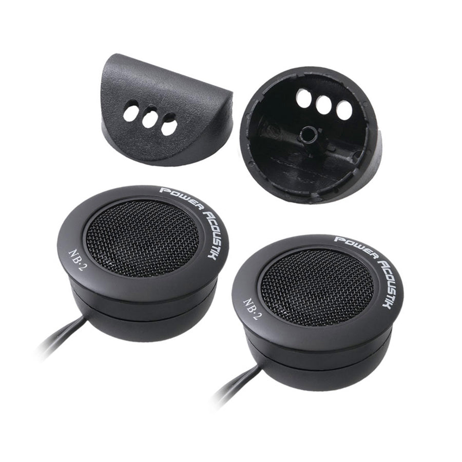 Power Acoustik NB-2 3-Way Mount Tweeters – 200 Watts