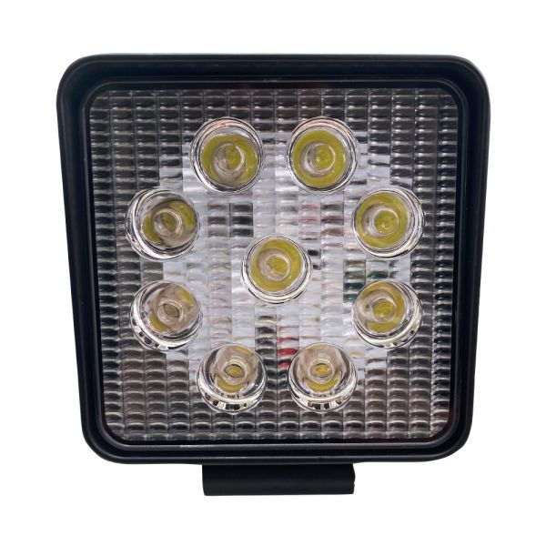 Racesport RS-27W-S Street Series 4in Square LED Work Spot Light 27W/1,755LM