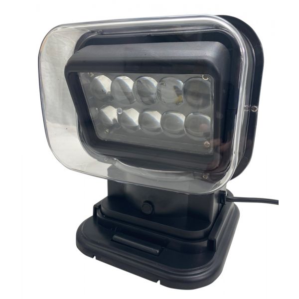 Racesport RSM50WB Motorized 50W LED Spot Light w/ Remote 360 degree / 120 vertical Swivel Functionality (Black)