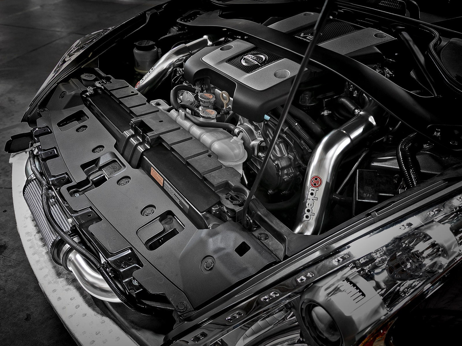 aFe Power TA-3017P Takeda Attack Stage-2 Pro Cold Air Intake System w/DRY S Filter (Nissan 370Z 09-20 V6-3.7L)