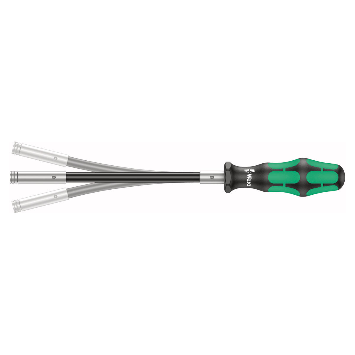 WERA 05028161001 Bitholding Screwdriver Extra Slim with Flexible Shaft - Length 6-7/8"