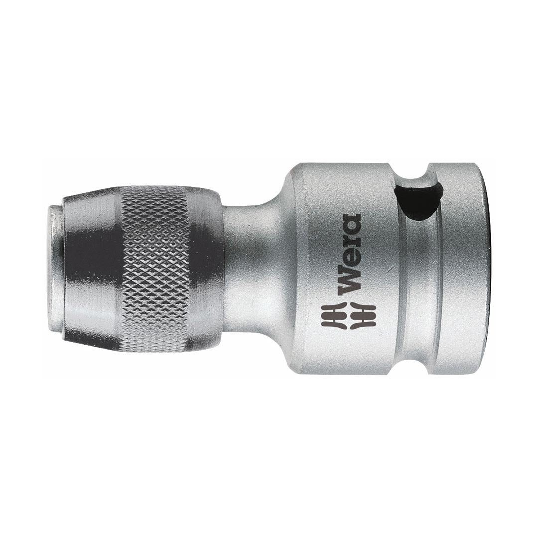 WERA 05042760001 1/2" Drive Hexagon Bit Adapter with Quick-Release Chuck