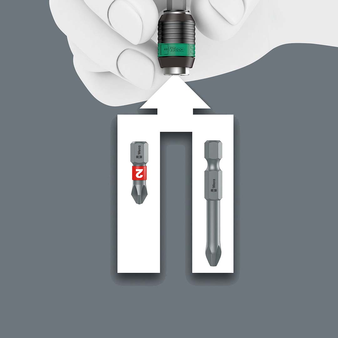 WERA 05052500001 Rapidaptor Universal Bit Holder