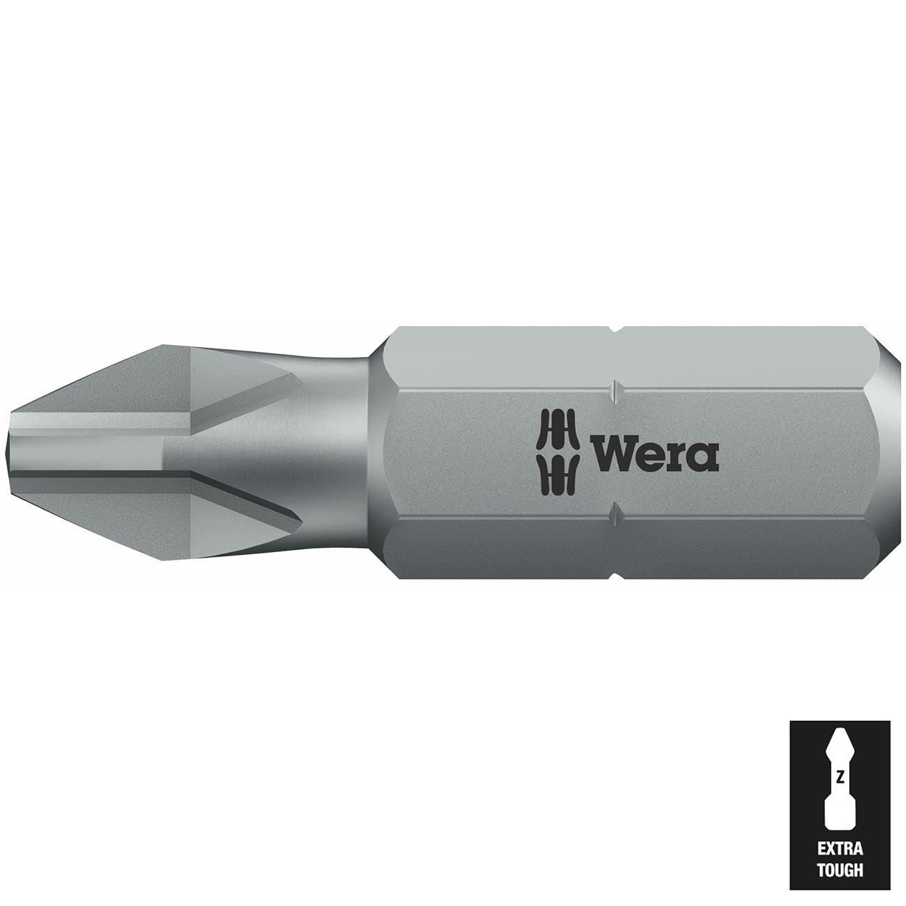 WERA 05056535001 Phillips PH #4 Bit - 1/4" Drive