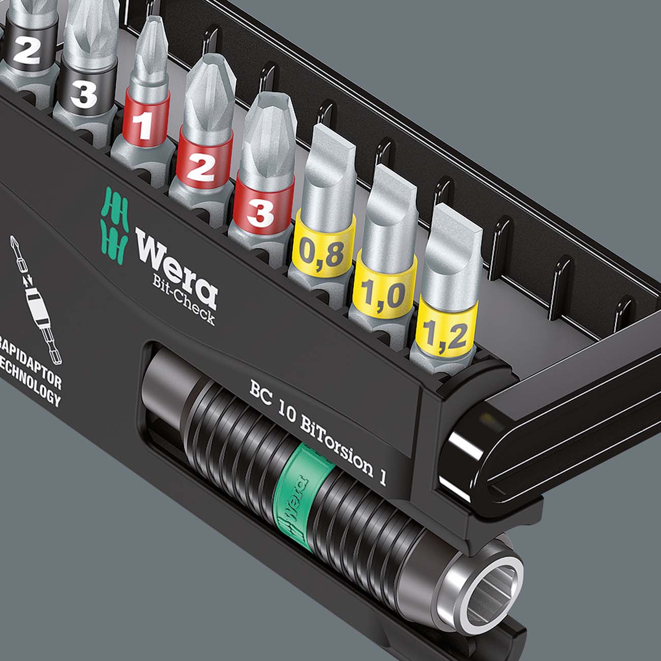 WERA 05057690001 Bit-Check 30 "Impact Ready" Diamond Coated Tips (30-Piece Set)