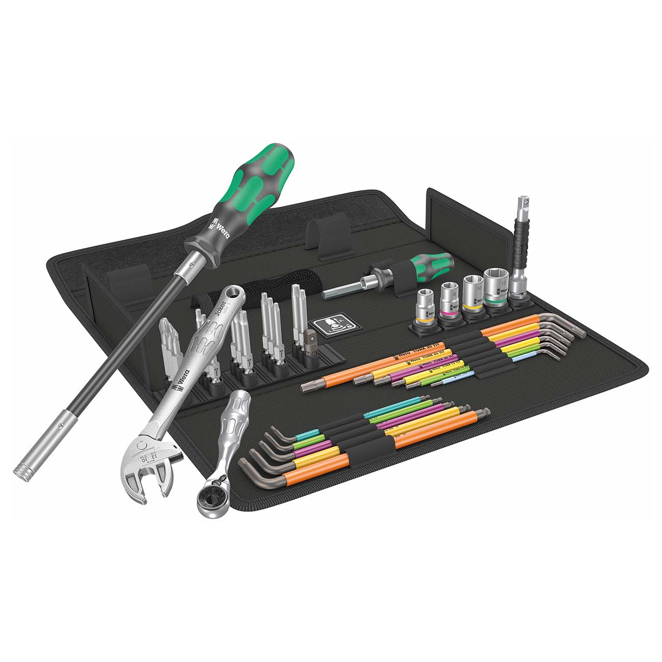 WERA 05134013001 Kraftform Kompakt Screwdriving Metric Tool Set for Window Installation (36 Piece Set)