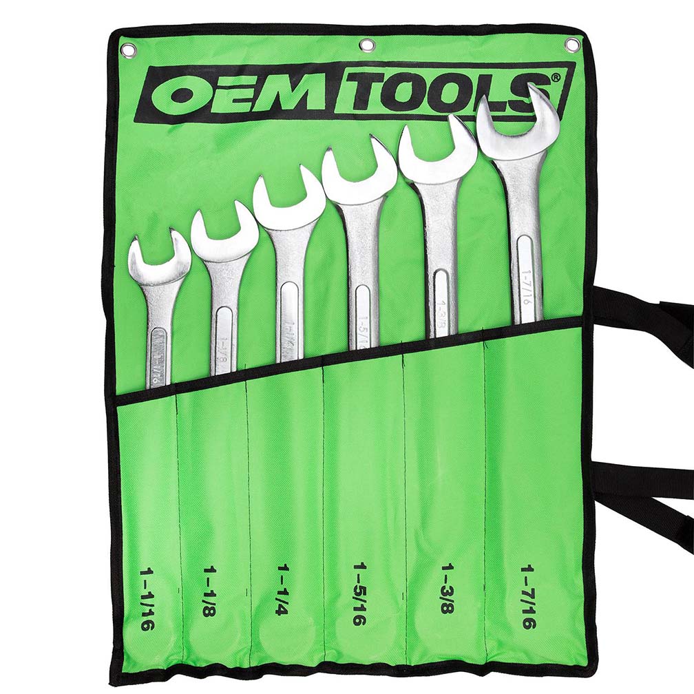 OEM TOOLS 22100OEM 6 Pc. SAE Jumbo Wrench Set