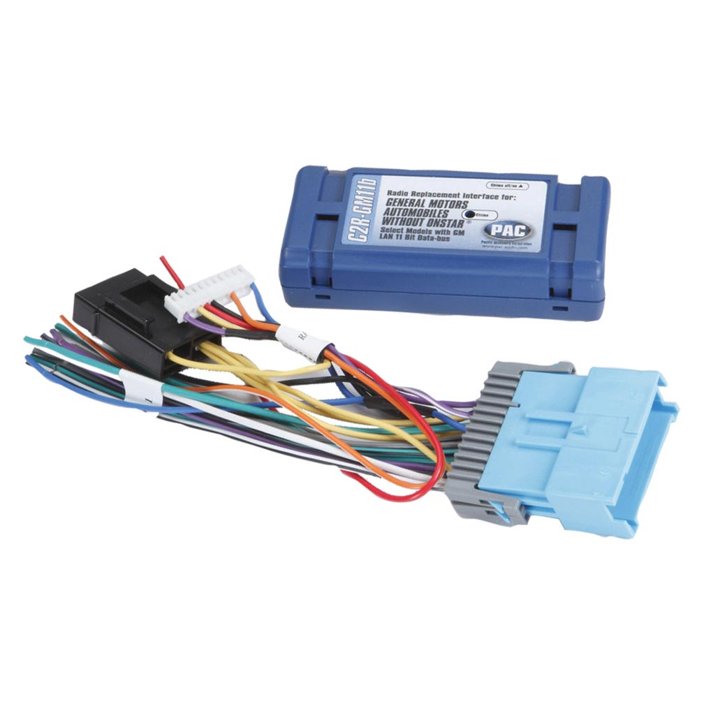 PAC C2RGM11B Vehicle Wiring Interface for Select "™04 "“ 09 GM 11-Bit without OnStar