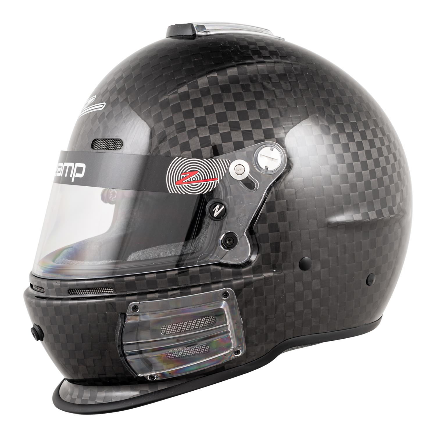 Zamp RZ-64C Helmets H763CB3XXL Helmet, RZ-64C, Full Face, Gloss, Carbon Fiber, Fire-Retardant Fabric, Snell SA2020, 2X-Large, Each